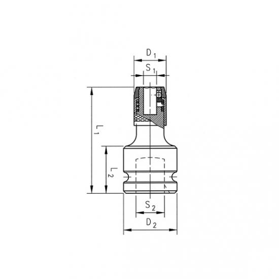 ADAPTADOR 1/4 ENC.- BIT ACOPLE RAPID 1